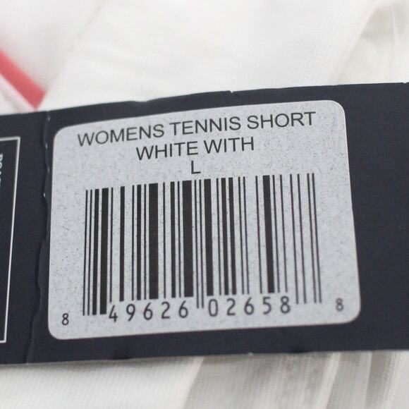 Boast Women’s Tennis Short White with Red Size L NWT - Picture 5 of 5
